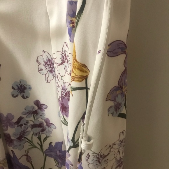 Dressbarn | White & Purple Floral Dress - Picture 5 of 7